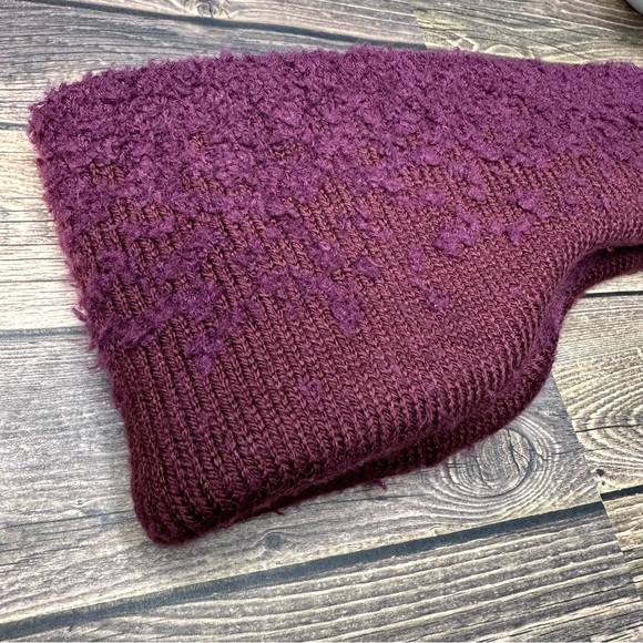 NWT Lululemon Ombre Knit Textured Ear Warmer ONE SIZE (Red Merlot) - Picture 10 of 10